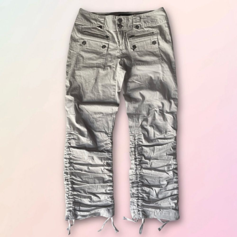 INC International, Retro/Y2K, Adjustable, Pocket Capri, Cargo Pants